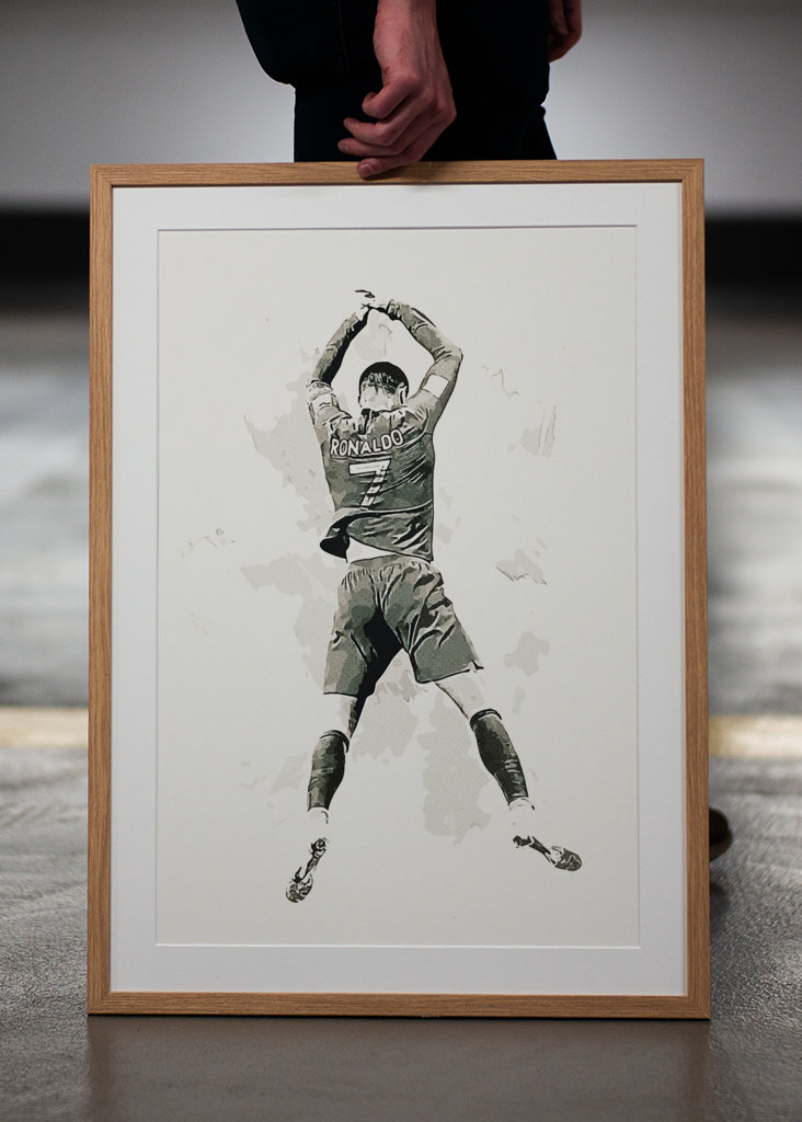 Plakát Cristiana Ronalda