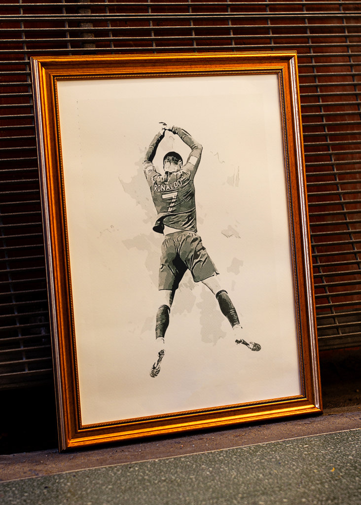 Plakát Cristiana Ronalda