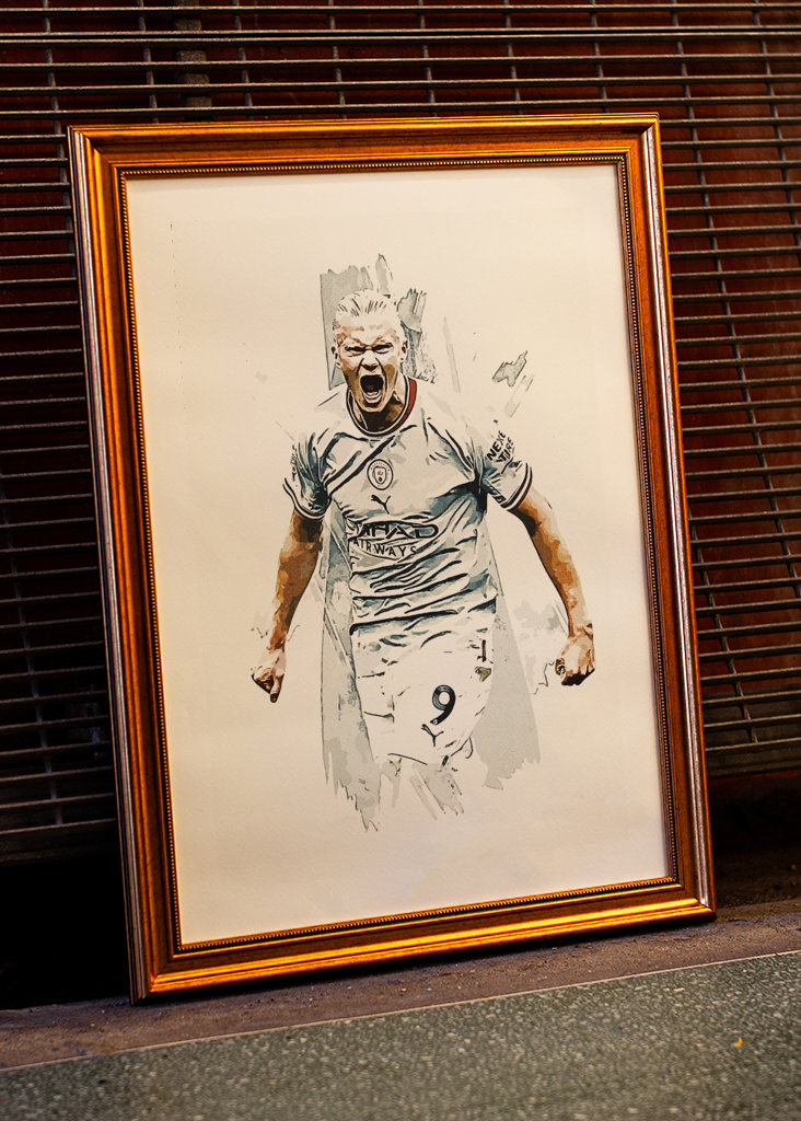 Affiche d’Erling Haaland