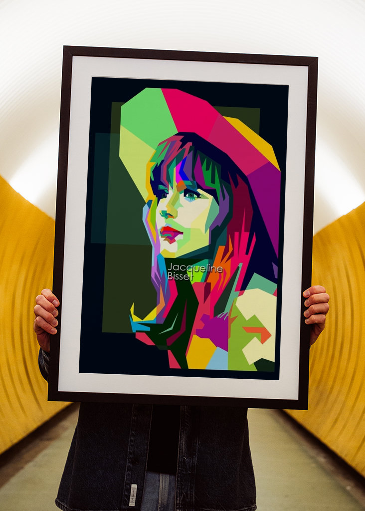 Jacqueline Bisset Pop Art WPAP