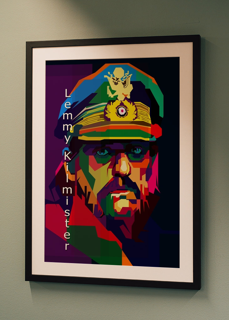 Lemmy Kilmister Pop Art WPAP