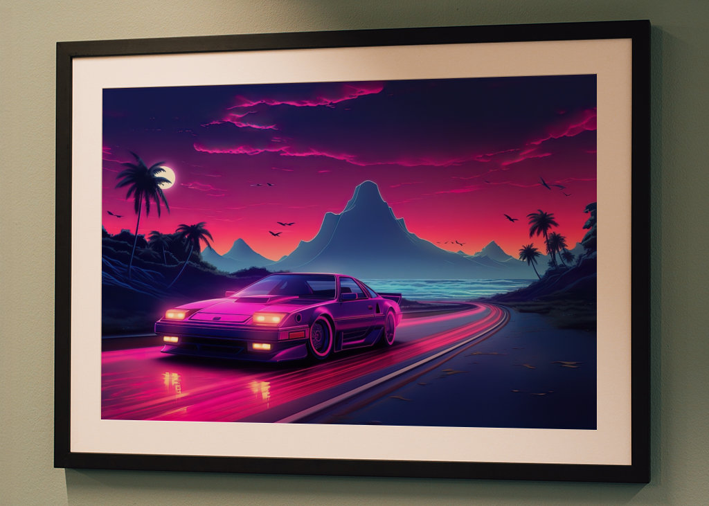 Vaporwave Car Neon
