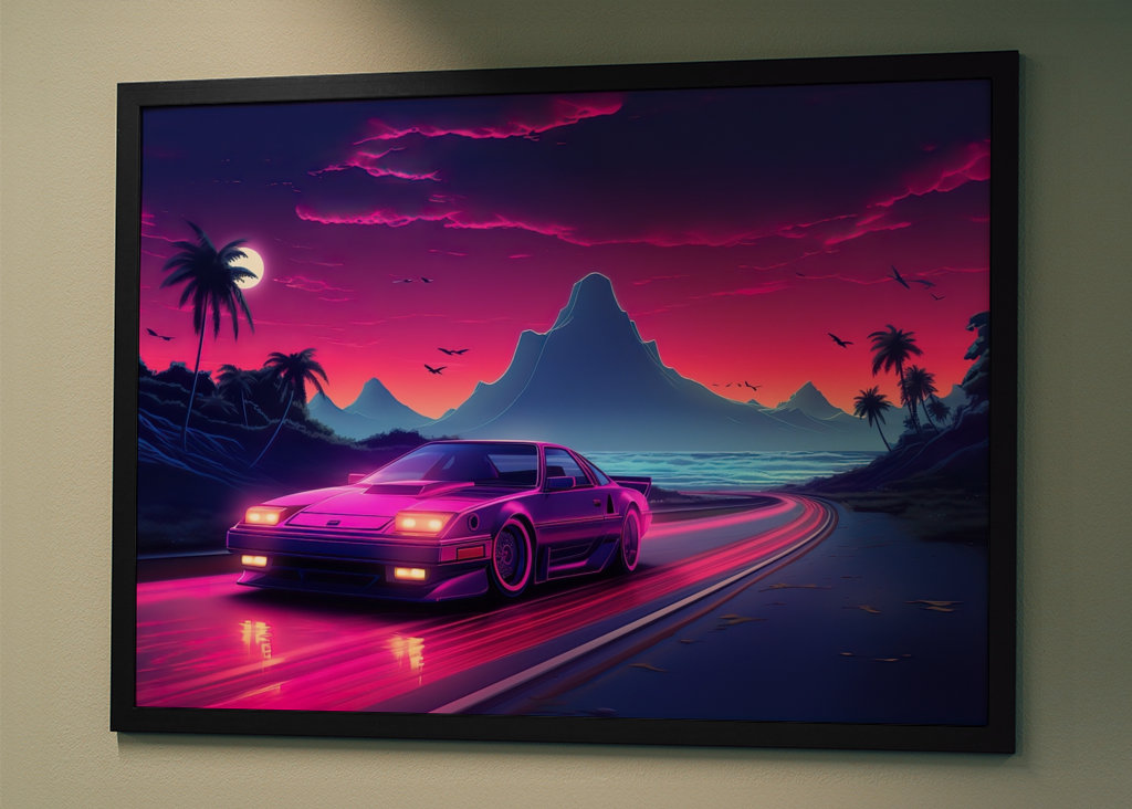 Vaporwave Car Neon
