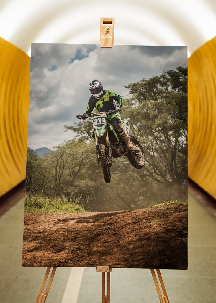 Motocross Dirt Bike Rider