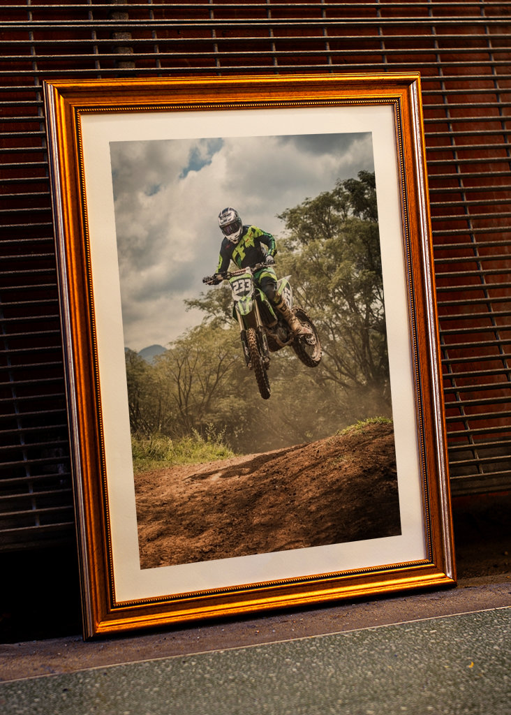 Motocross Dirt Bike Rider