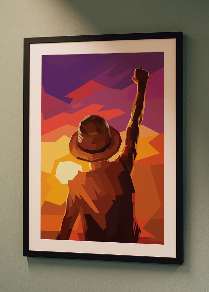 Luffy Ve Vektorové Umění 