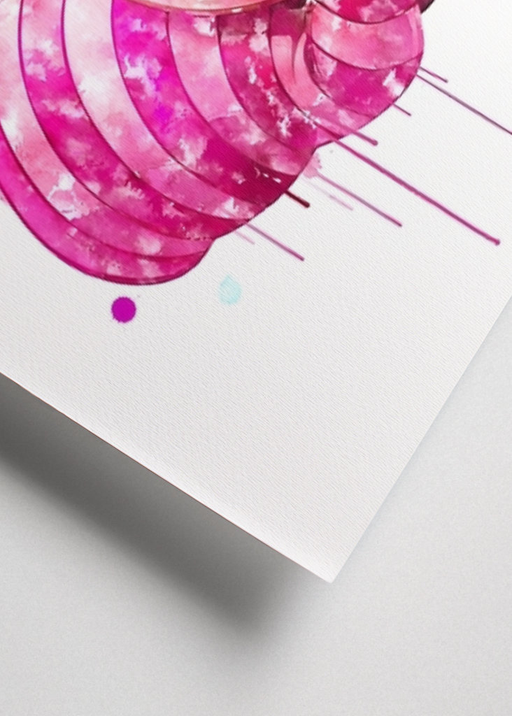 Cheshire Cat Watercolor