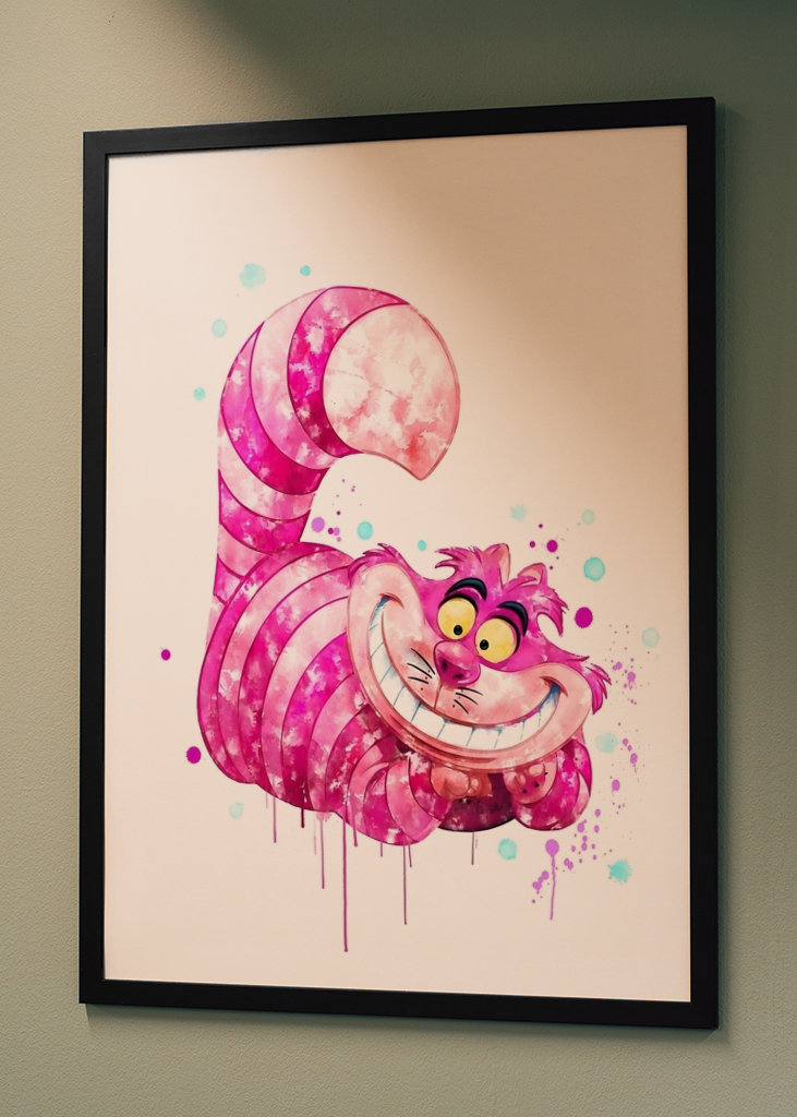 Cheshire Cat Watercolor