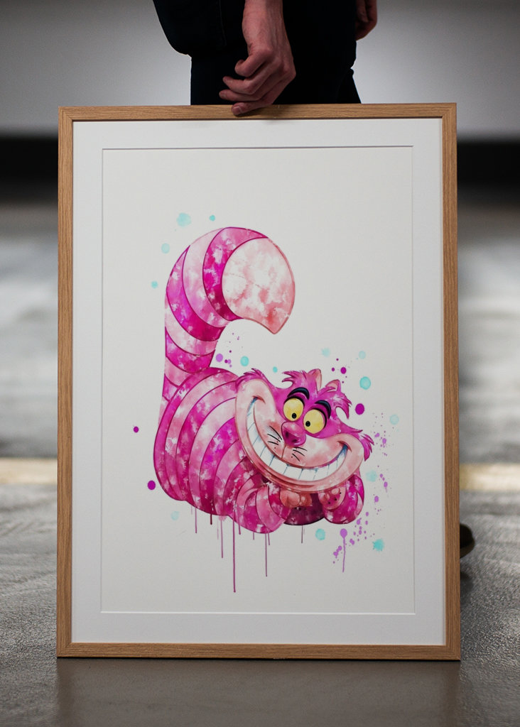 Cheshire Cat Watercolor
