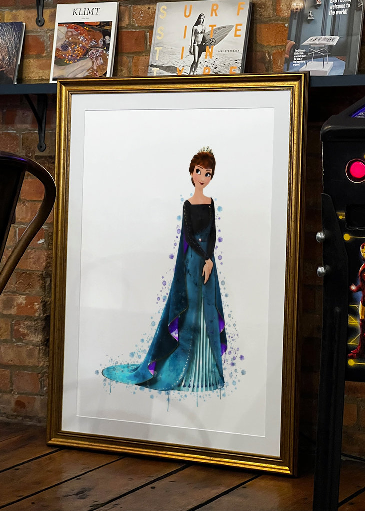 Prinsessan Anna och Elsa tecknad film