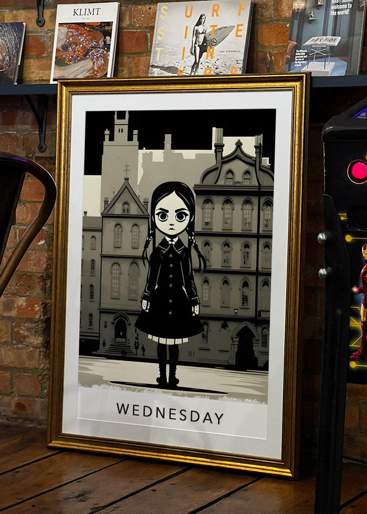 Onsdag Addams plakat