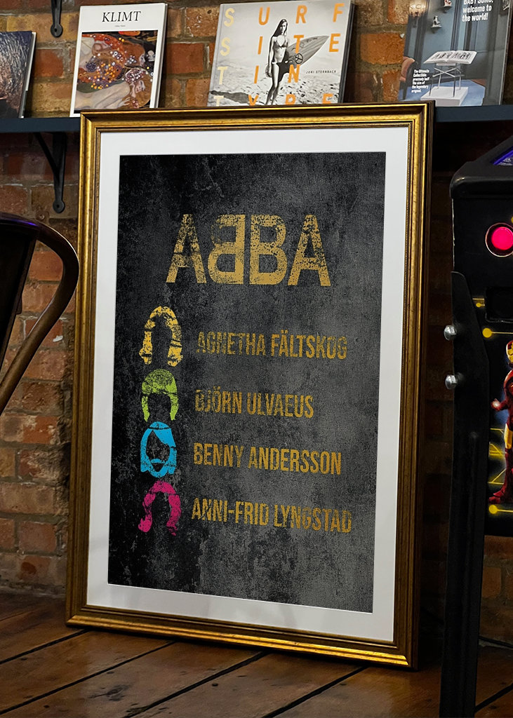 ABBA grunge posters