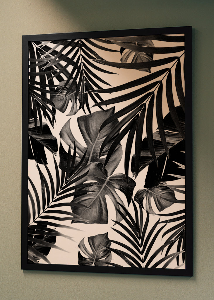 Modello di foglie della giungla tropicale