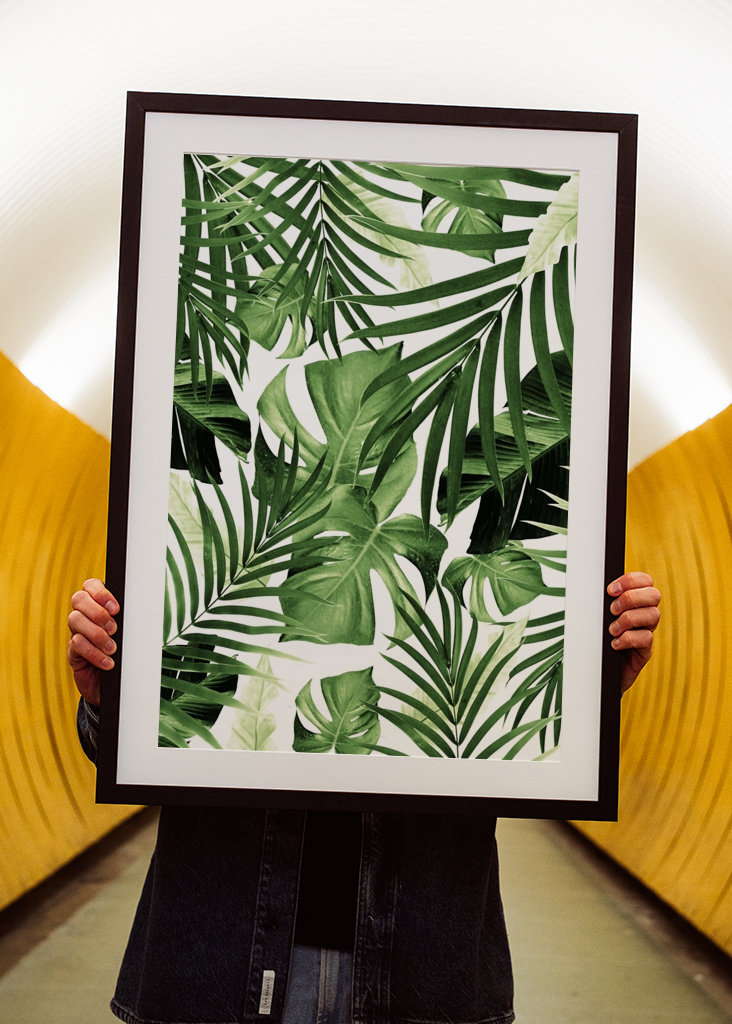 Tropical Jungle Leaves Pattern