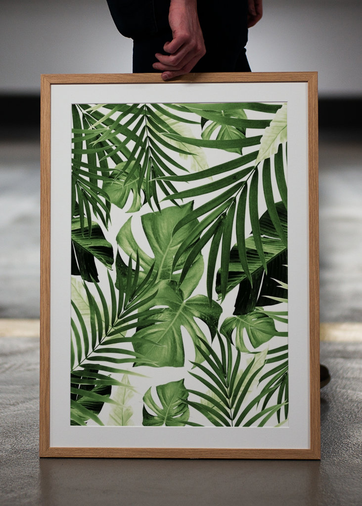 Tropical Jungle Leaves Pattern