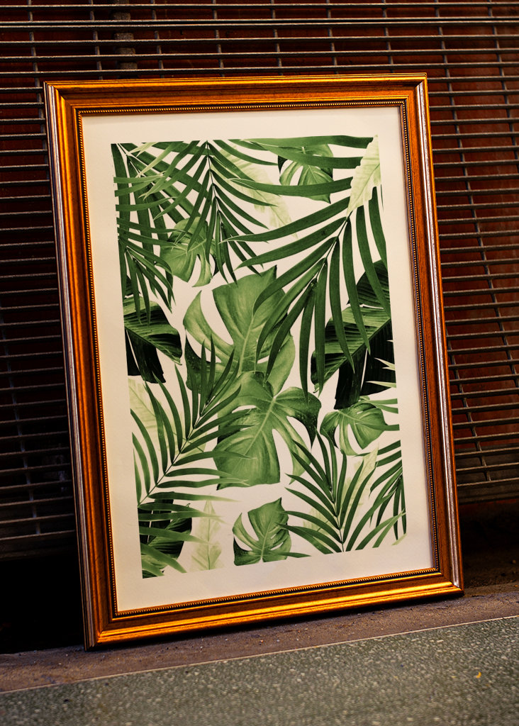 Tropical Jungle Leaves Pattern