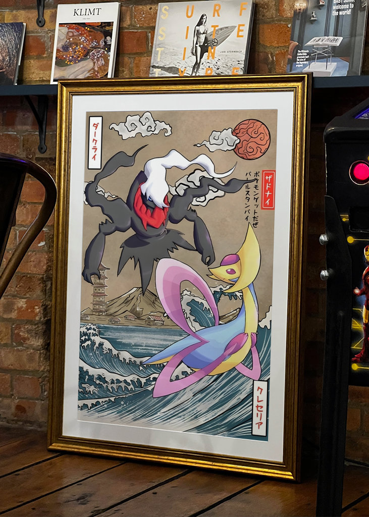 Plakát Cresselia vs Darkrai