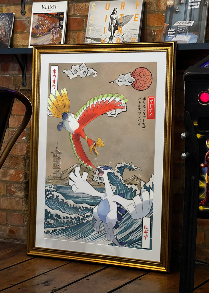 Ho-Oh vs Lugia Poster