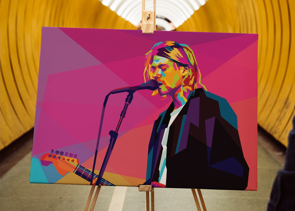 Kurt Cobain ve Wpap Pop Art