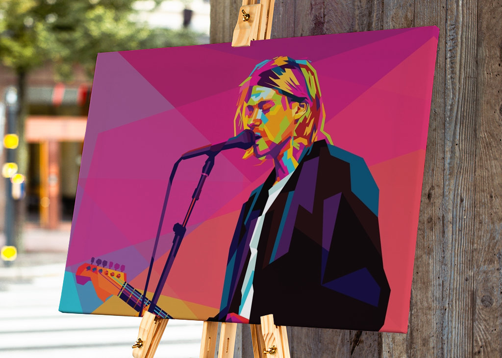 Kurt Cobain ve Wpap Pop Art