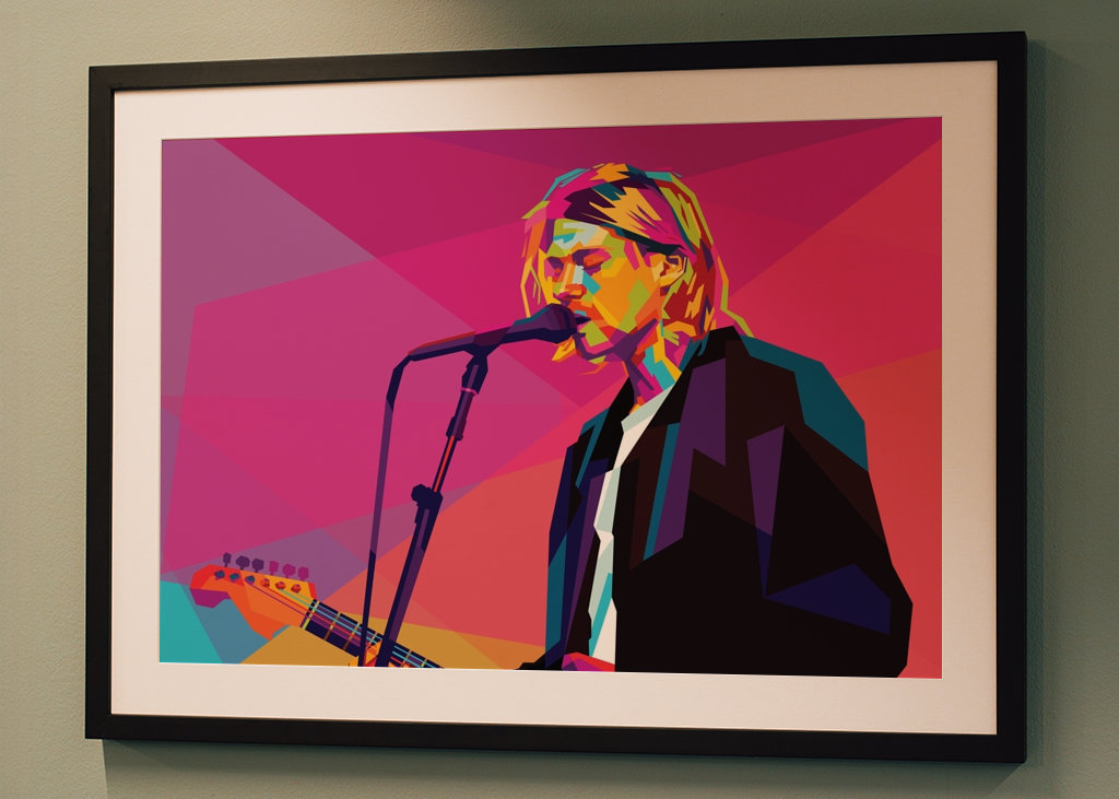 Kurt Cobain ve Wpap Pop Art