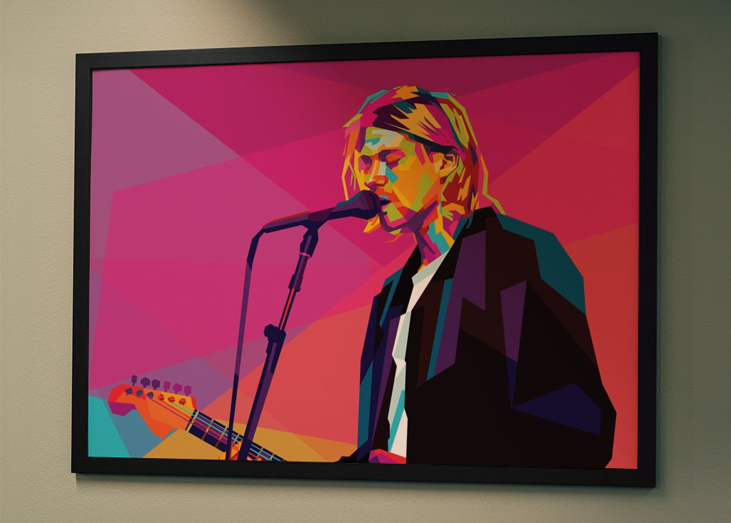 Kurt Cobain ve Wpap Pop Art