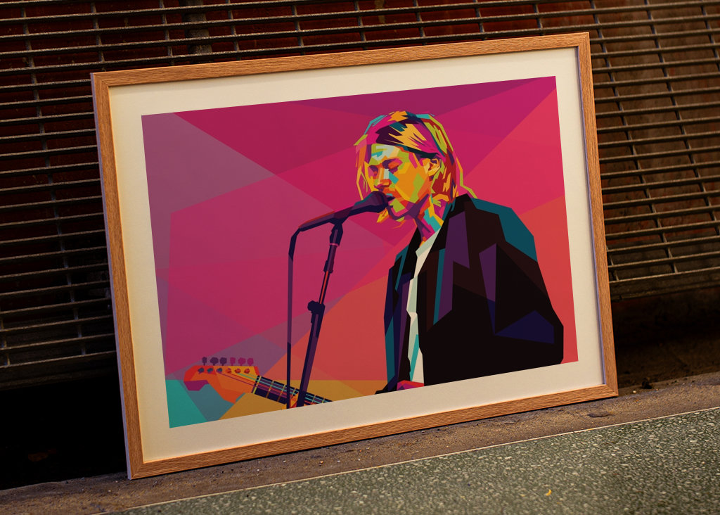 Kurt Cobain ve Wpap Pop Art