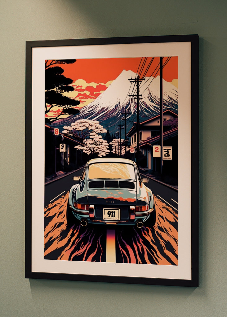 Porsche 911 Retro Dipinto