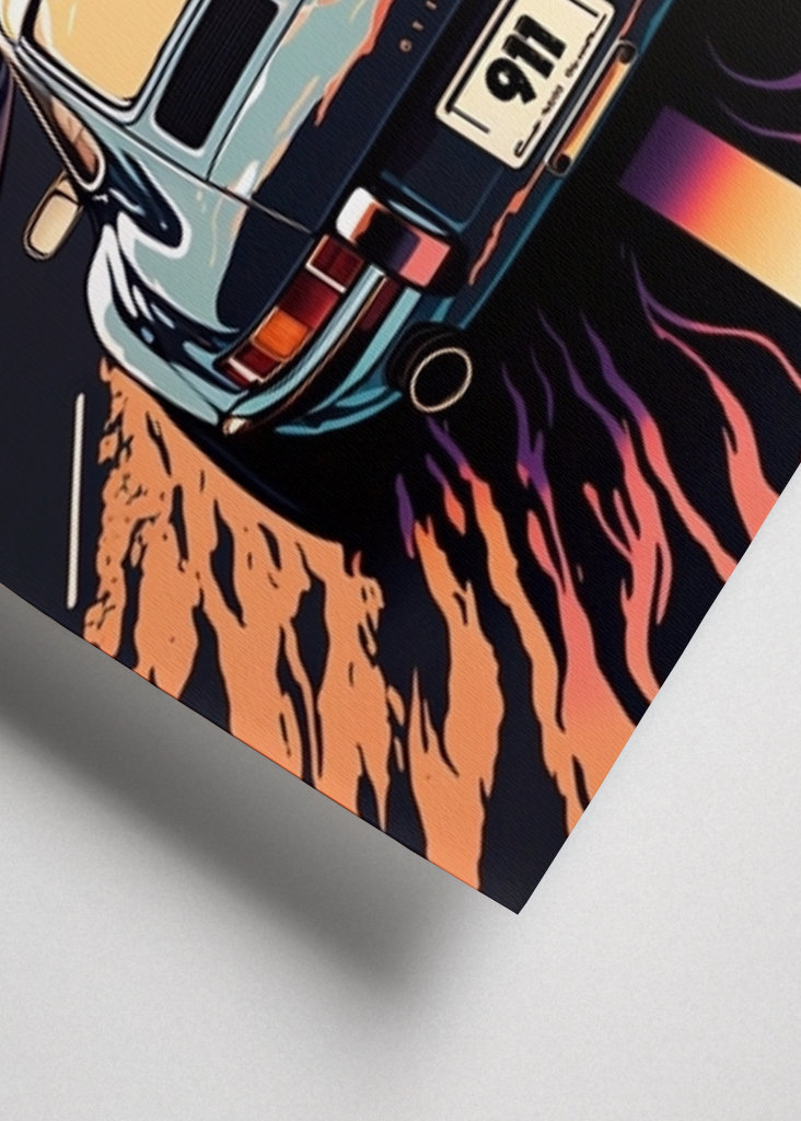 Porsche 911 Retro Dipinto