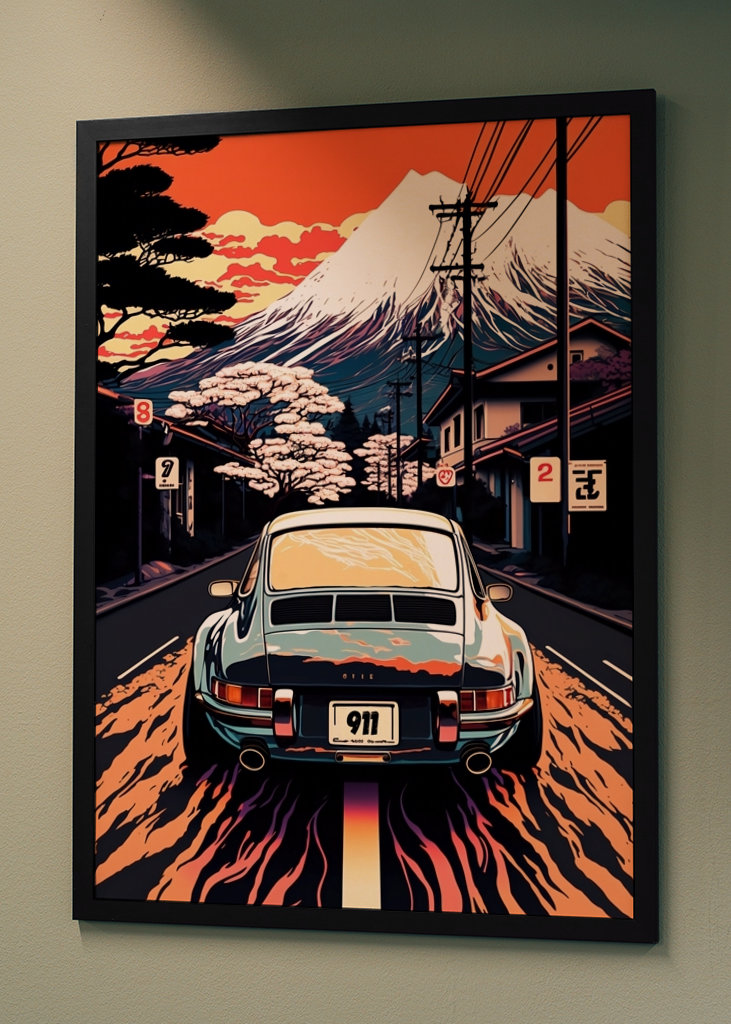 Porsche 911 Retro Dipinto