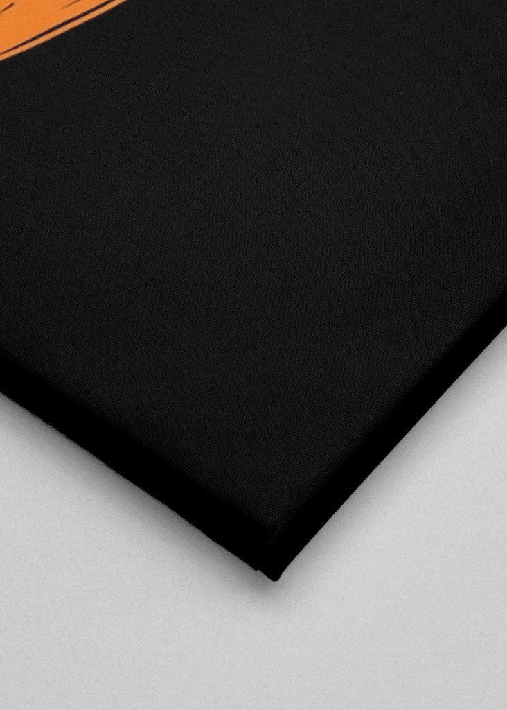 Tulips In Vase Orange Black 