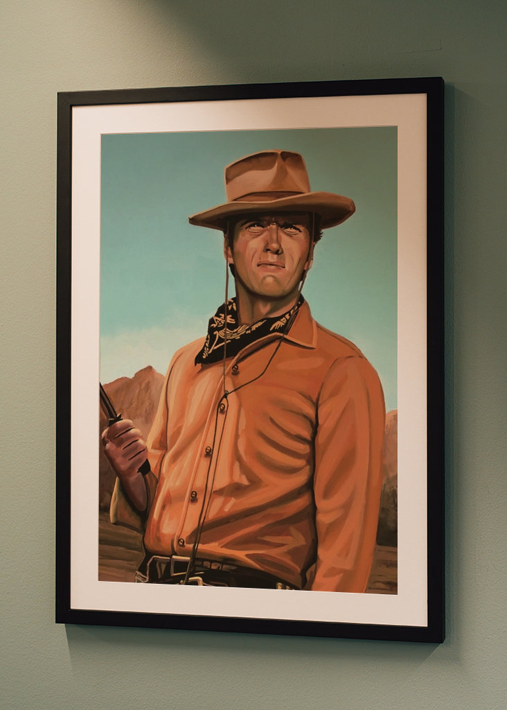 Clint Eastwood Gemälde