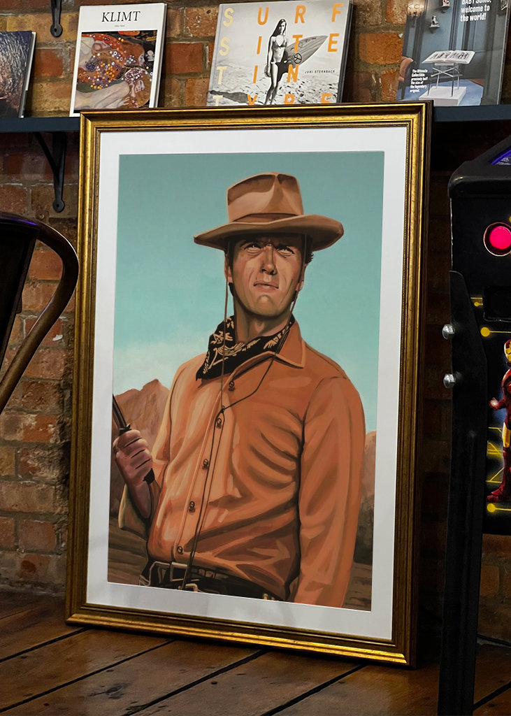 Clint Eastwood Gemälde
