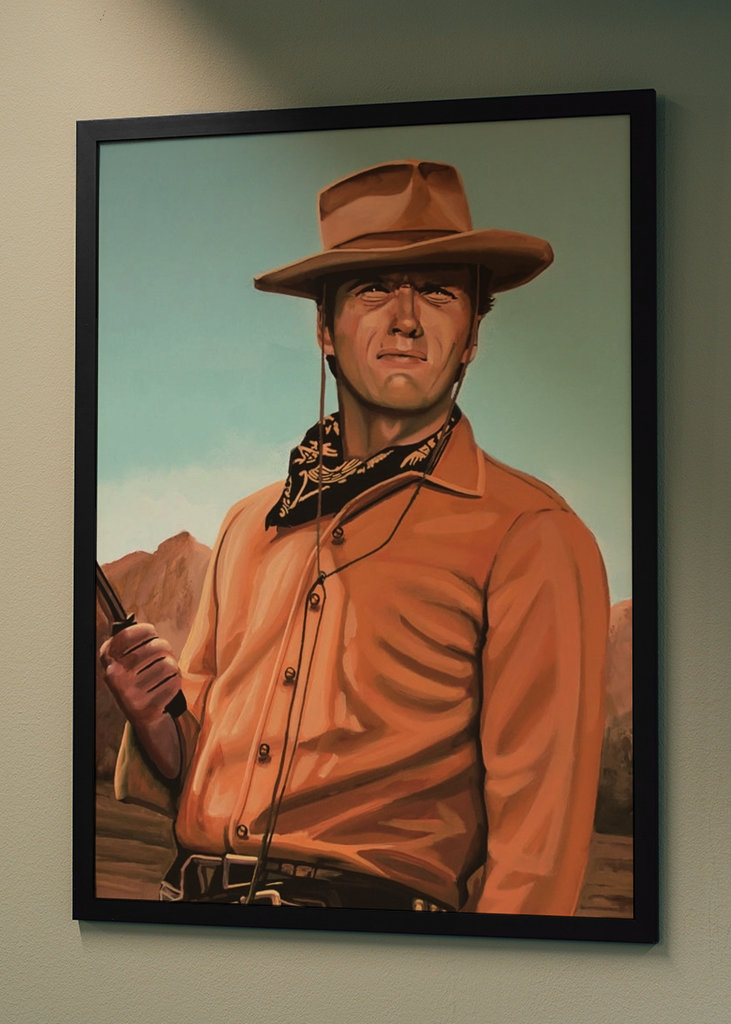 Clint Eastwood Gemälde
