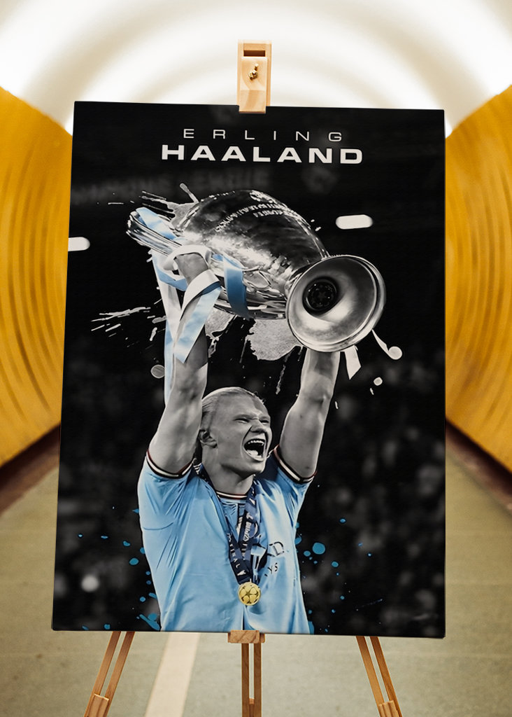 Erling Haaland Plakat