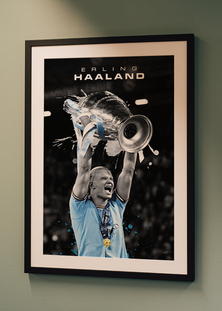 Erling Haaland Plakat