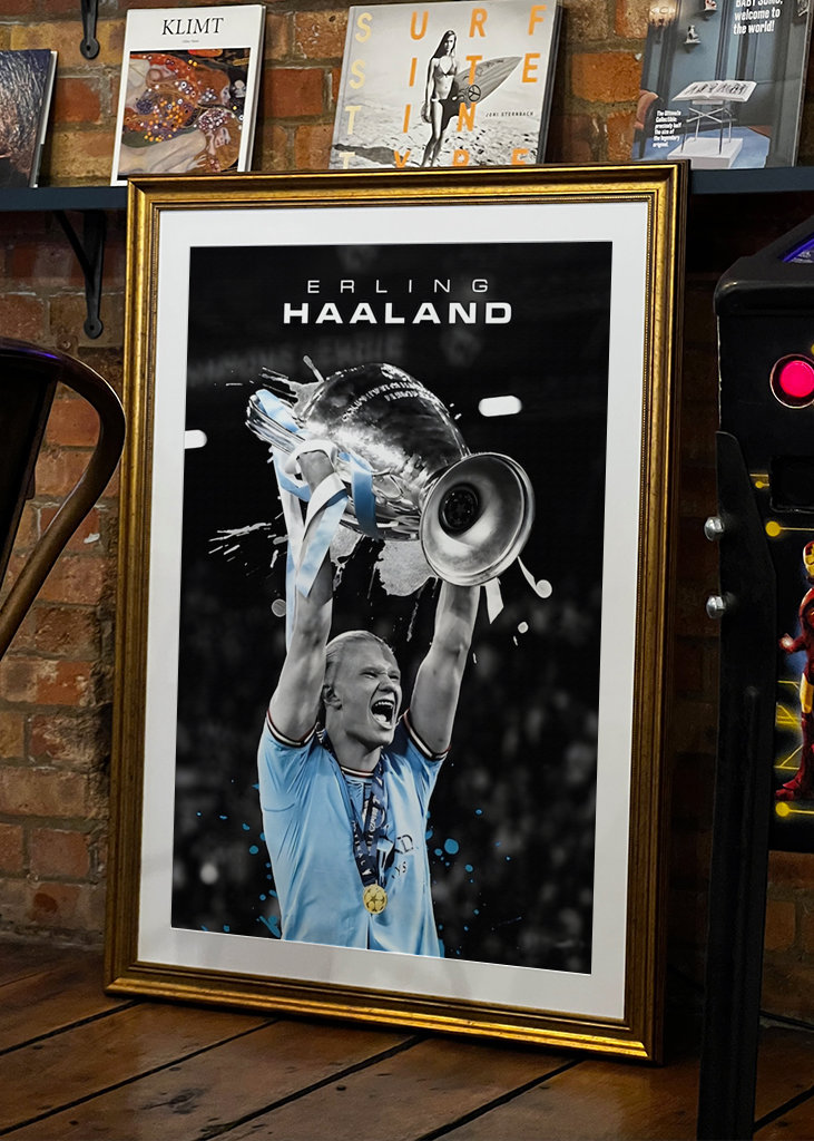 Erling Haaland Plakat