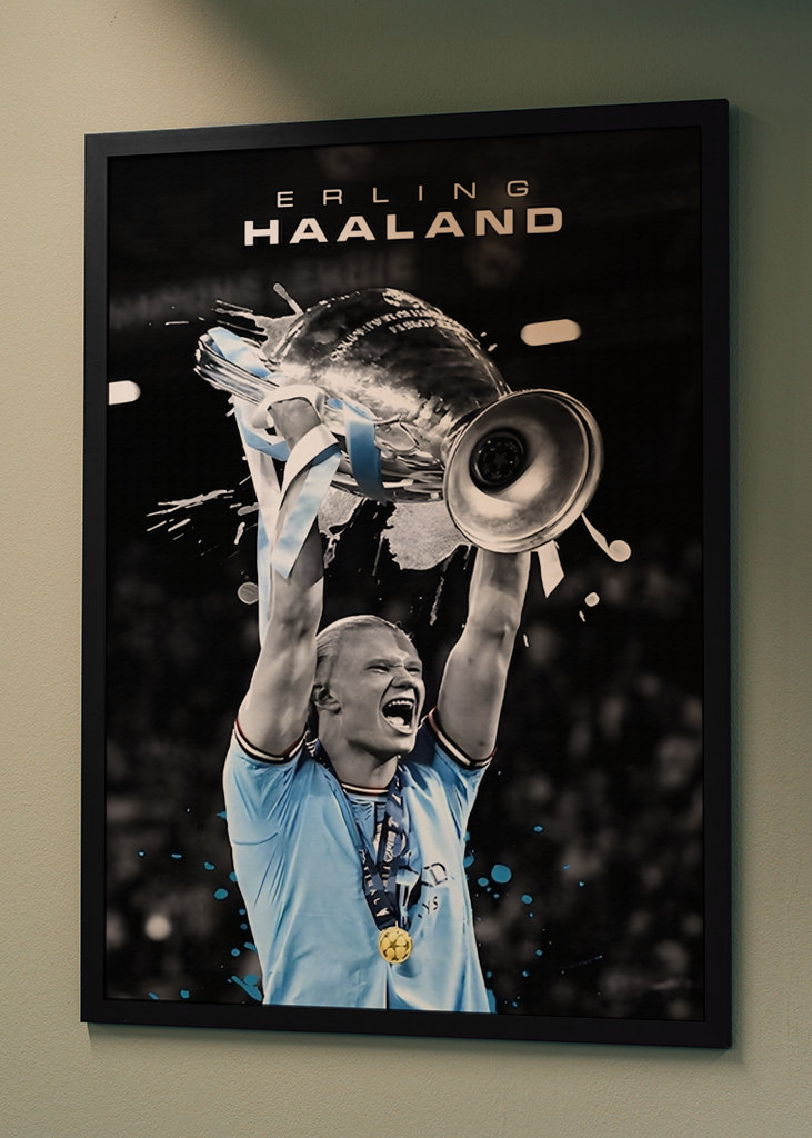 Erling Haaland Plakat