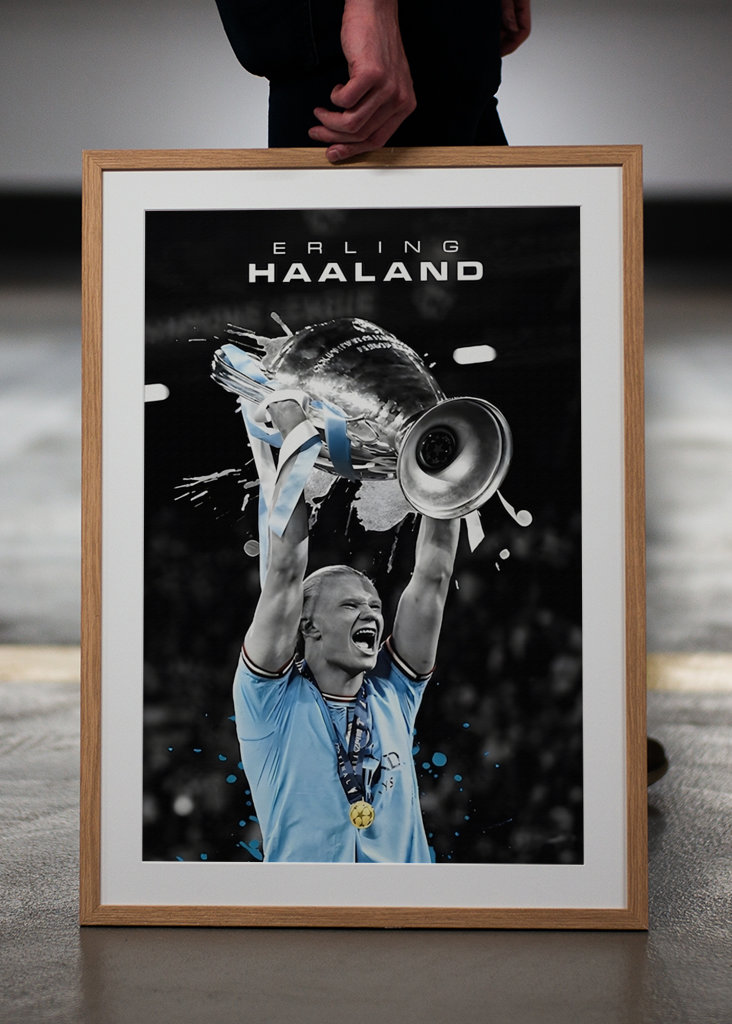 Erling Haaland Plakat
