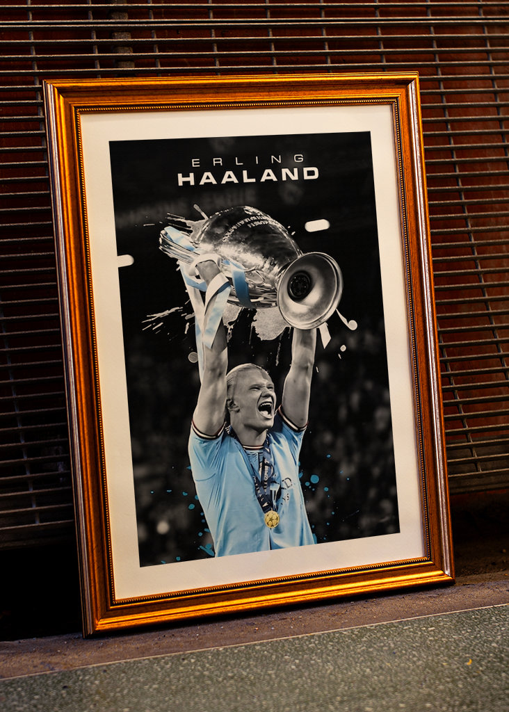 Erling Haaland Plakat