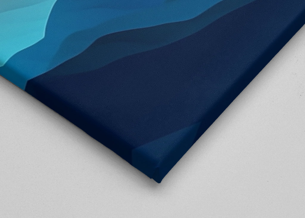 Eine bunte Landschaft Berge