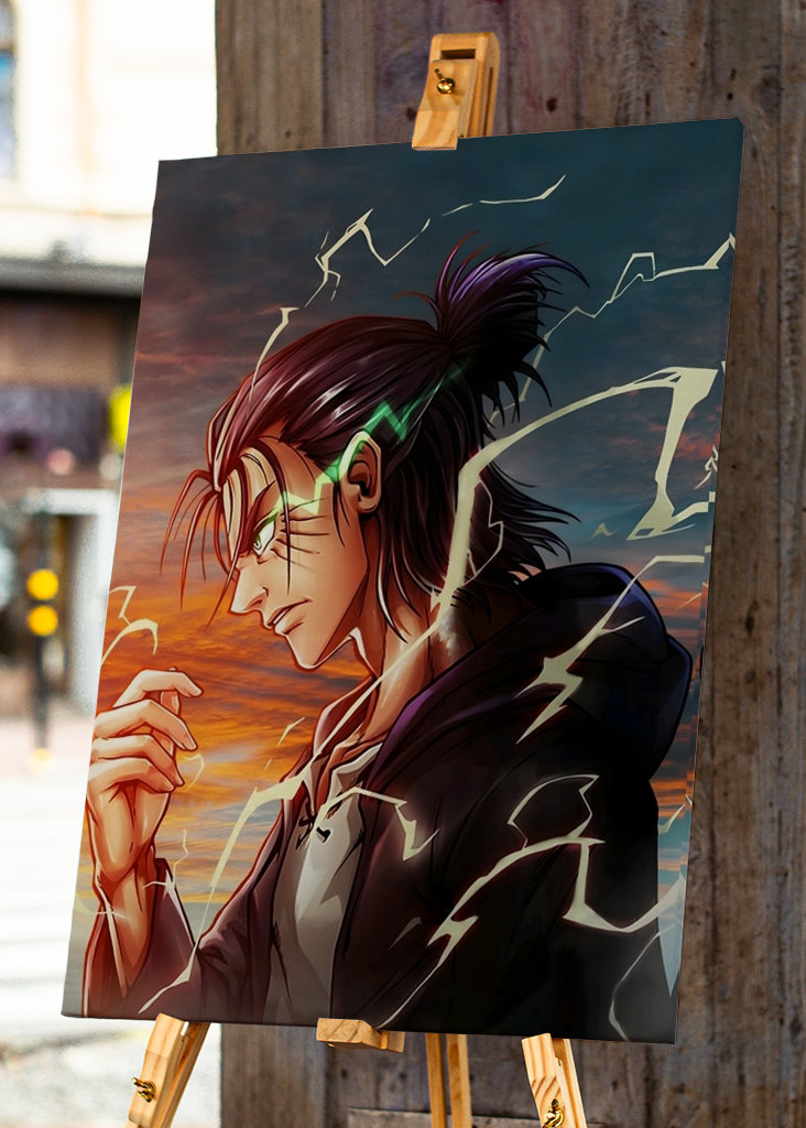 Eren Yeager útočí na Titána 