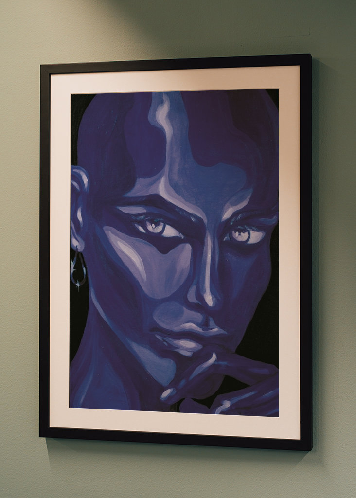 Curiosity Portrait Painting 