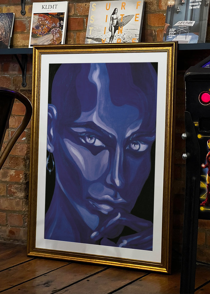 Curiosity Portrait Painting 