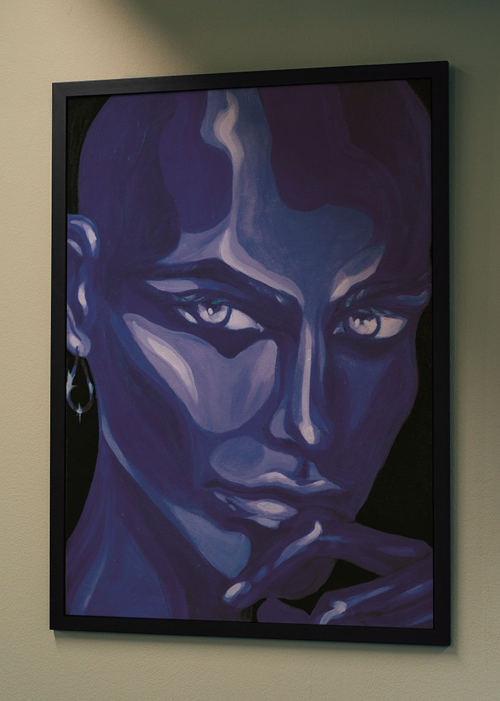 Curiosity Portrait Painting 