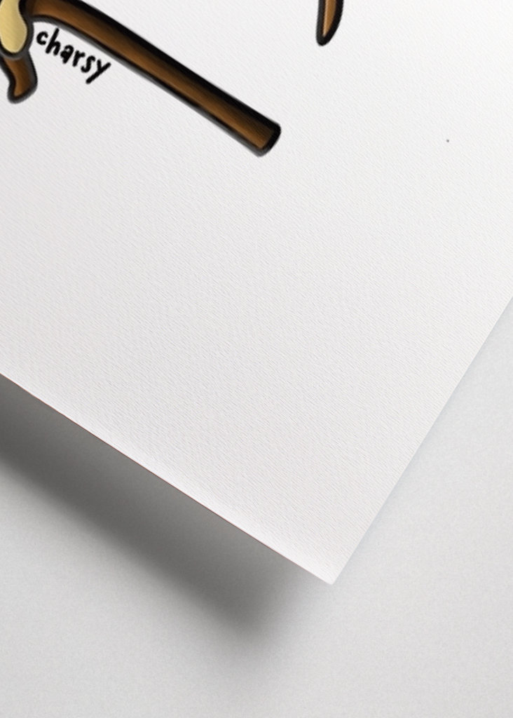 Cute pickle cartoon character 