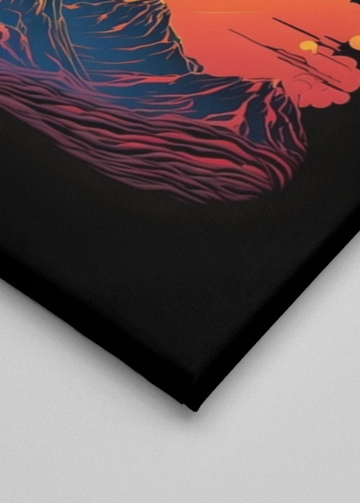 Un avión sobrevuela las montañas