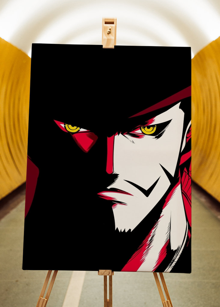 Anime onepiece Mihawk