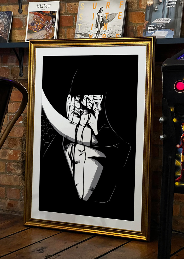 Anime jeden kus bílé vousy