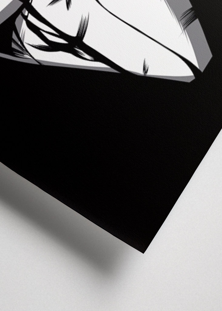 Anime jeden kus bílé vousy